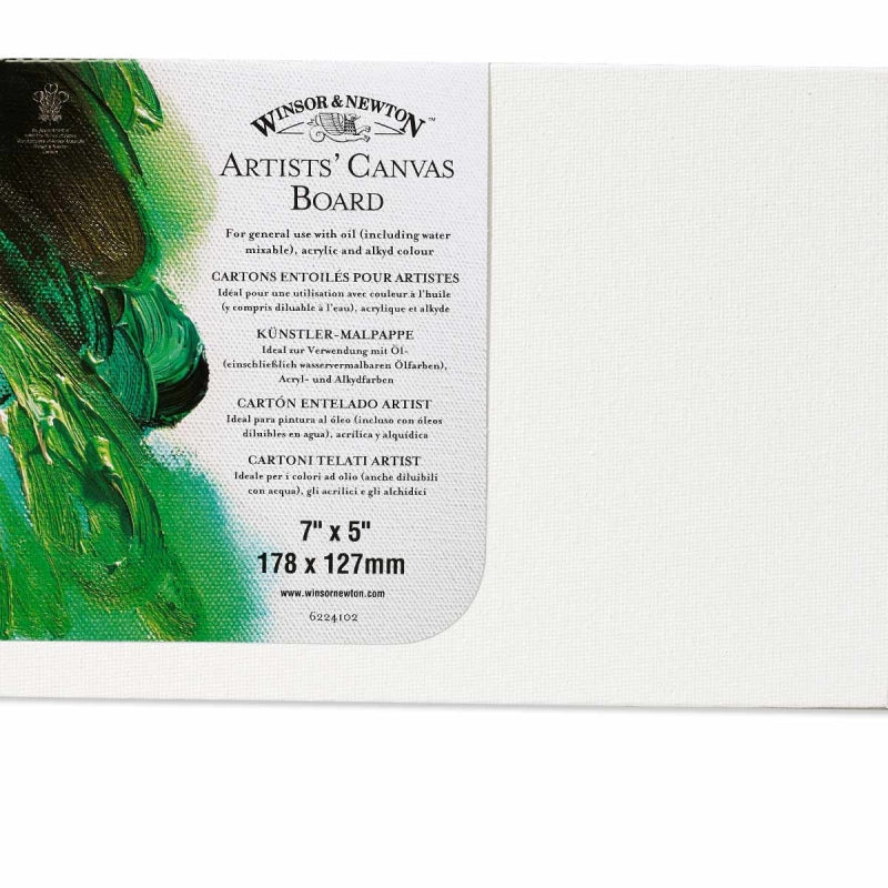 Winsor & Newton Artists' Canvas Board - 7" x 5"/178 x 127mm
