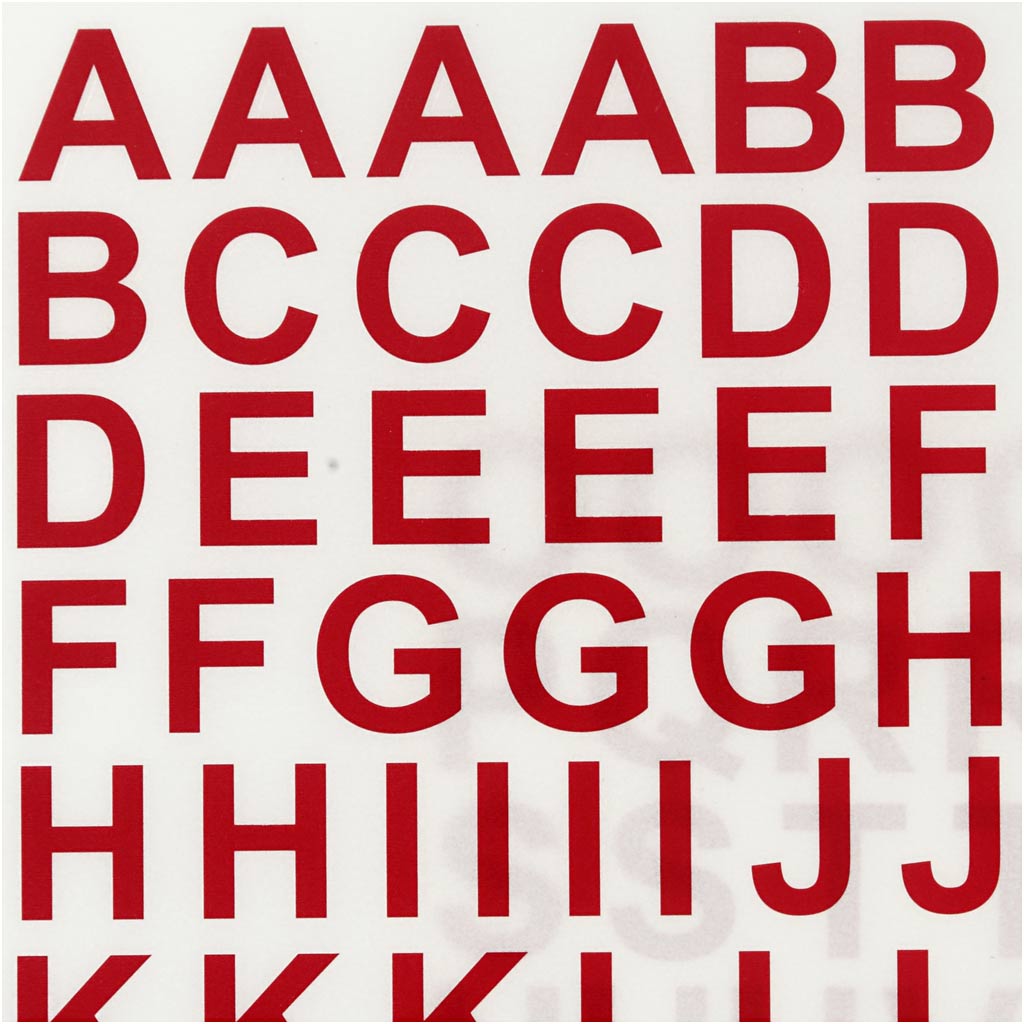 Rub-on Stickers