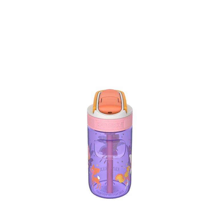 Lagoon 400ml Water Bottle with Straw - Fairy Wood