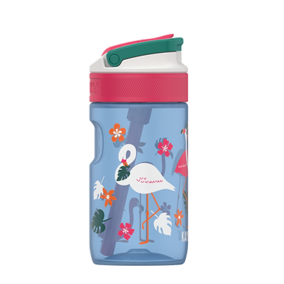 Lagoon Kids Water Bottle 400ml - Blue Flamingo