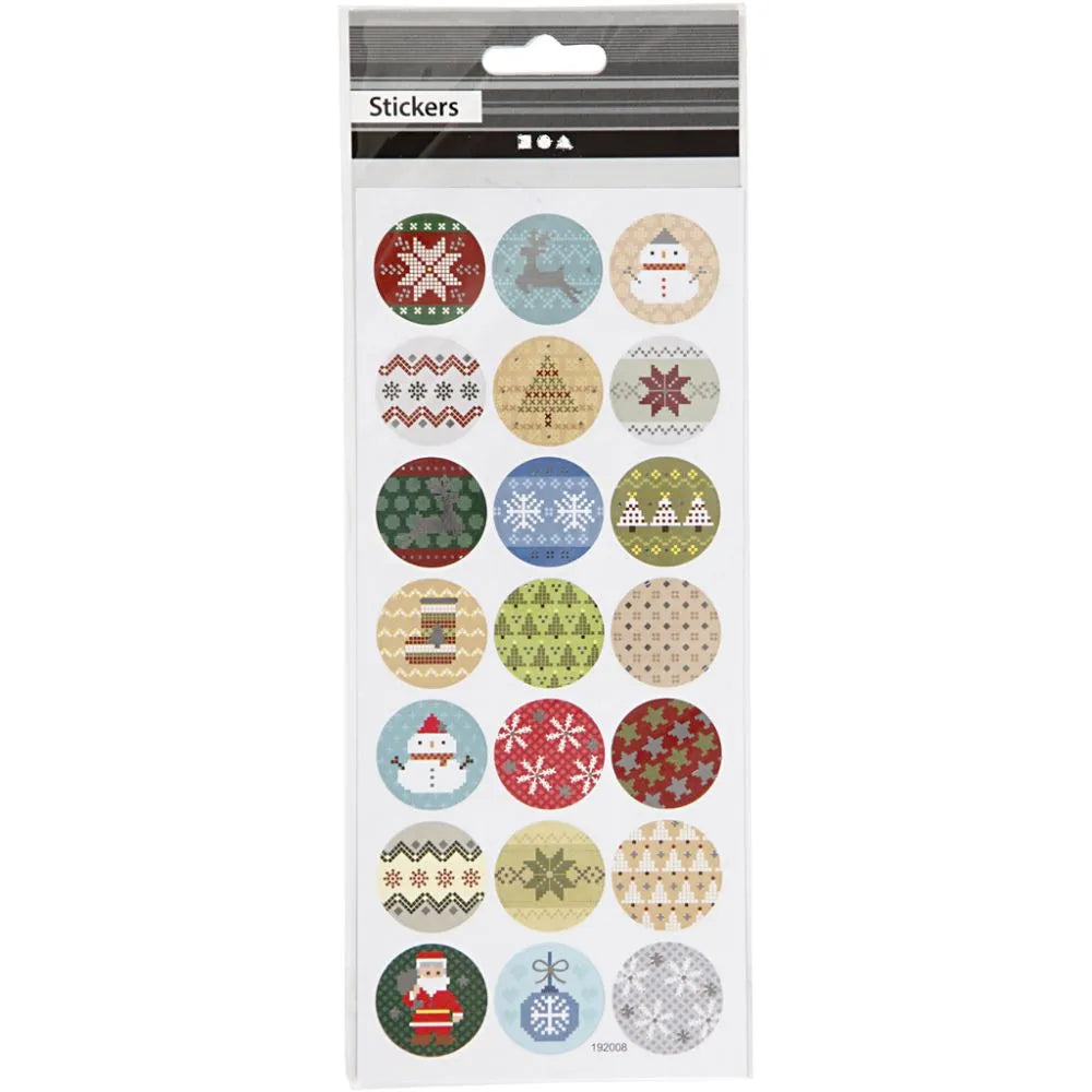 Stickers, sheet 10x23 cm, approx. 21 pc, 1 sheet