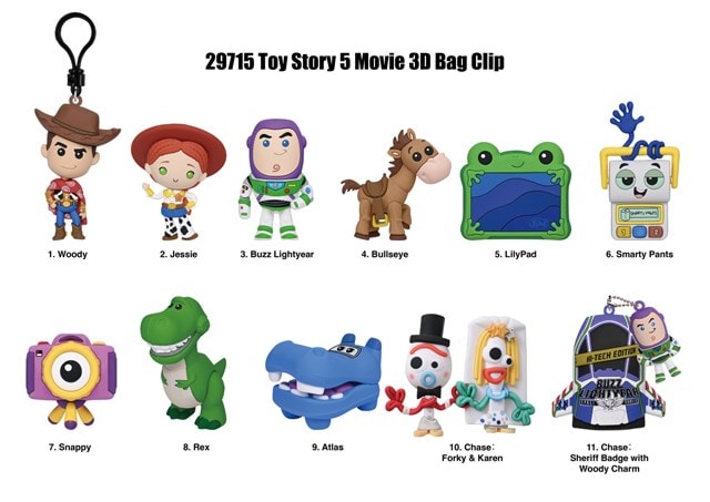 Toy Story 5 Series 1 Bag Clip Blind Bags