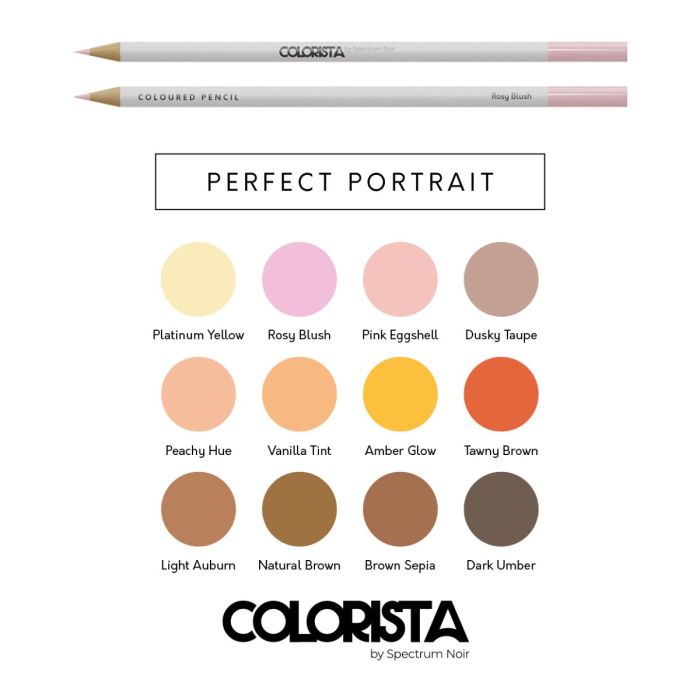 Colorista - Coloured Pencil - Perfect Portrait 12pc