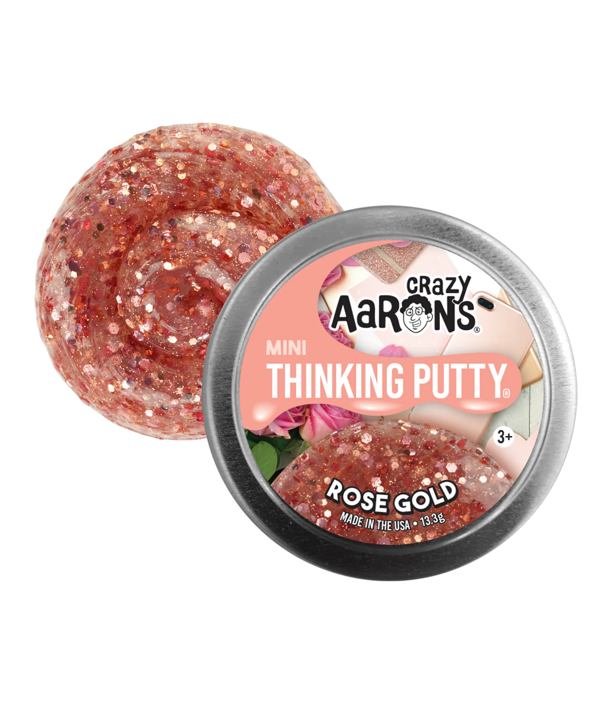 Crazy Aaron Mini Tin- Rose Gold