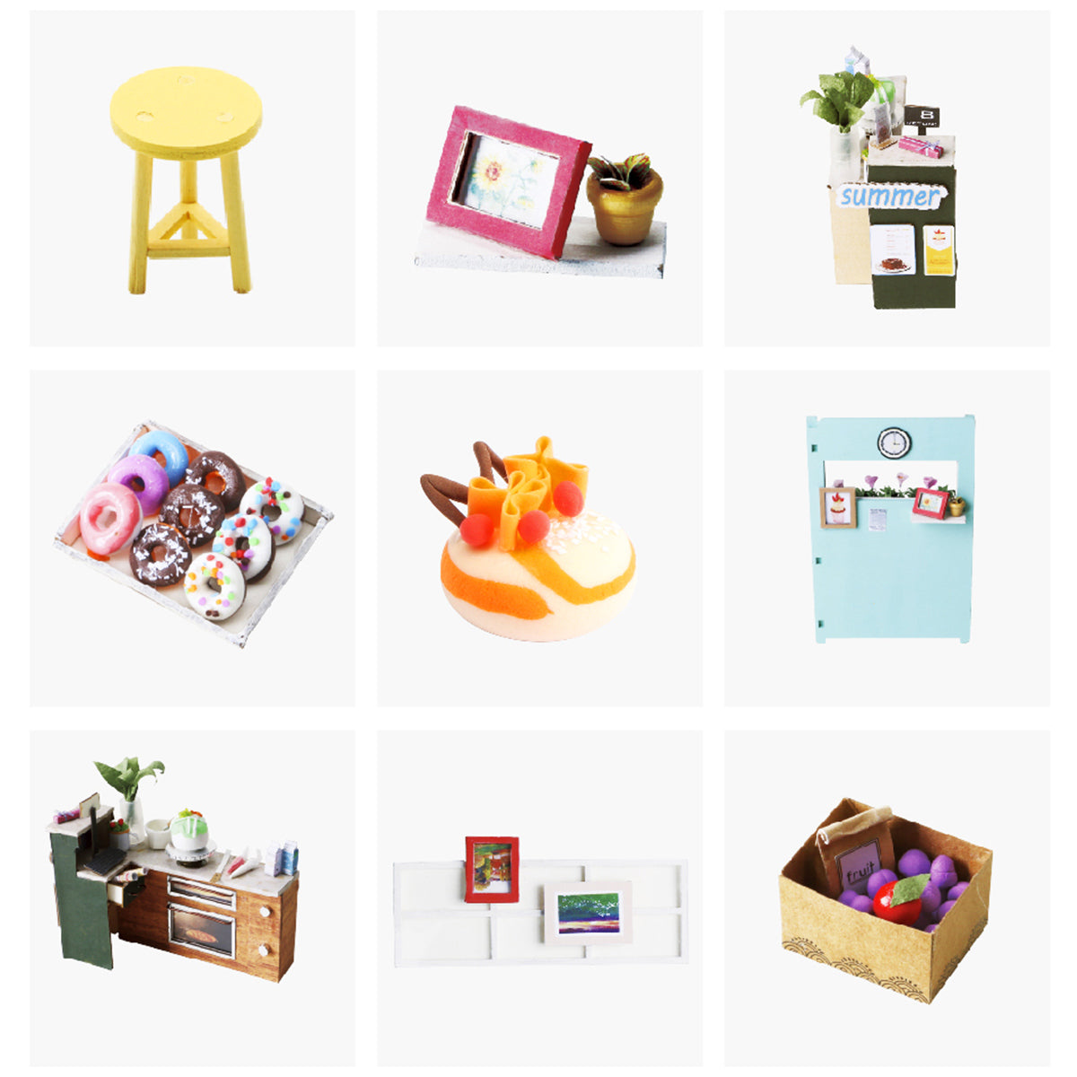 Rolife Dessert Shop DGM06 DIY Miniature Sweets Station Kit