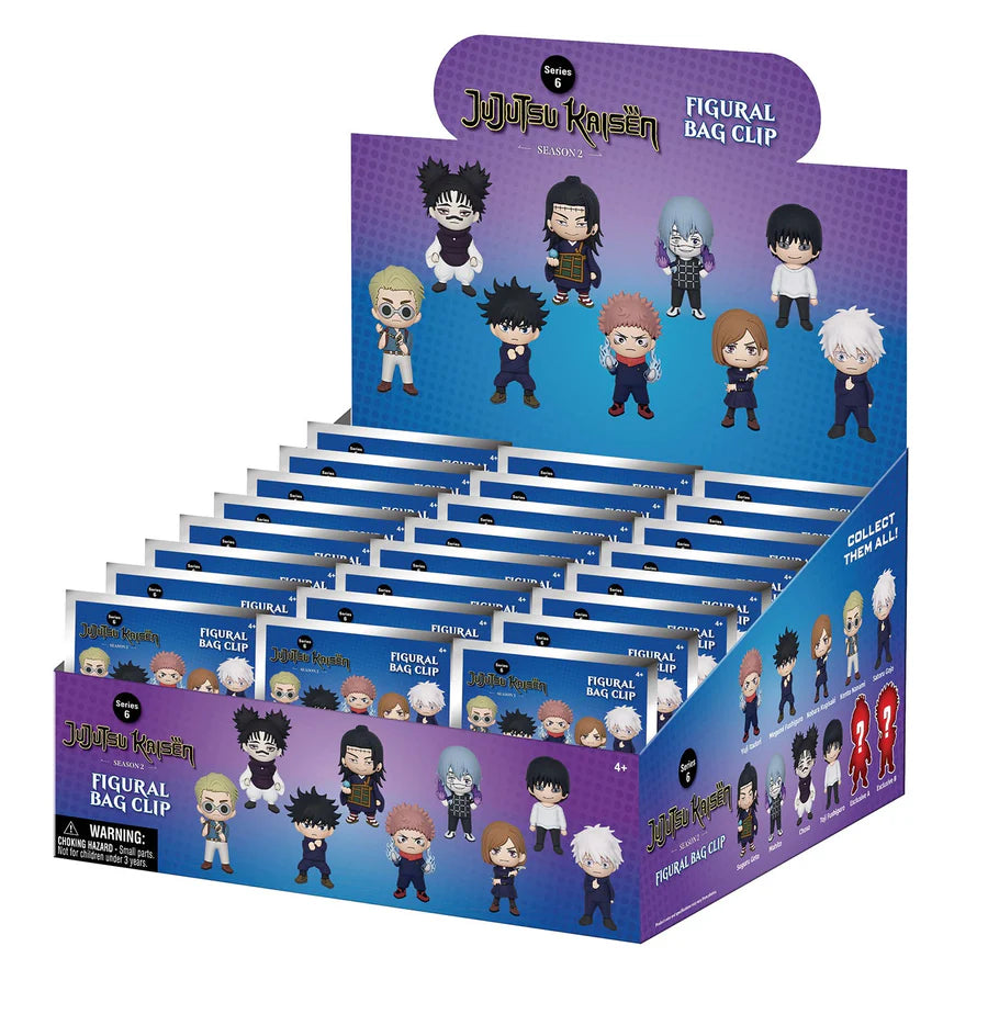 Jujutsu Kaisen Series 6 Bag Clips Blind Bags