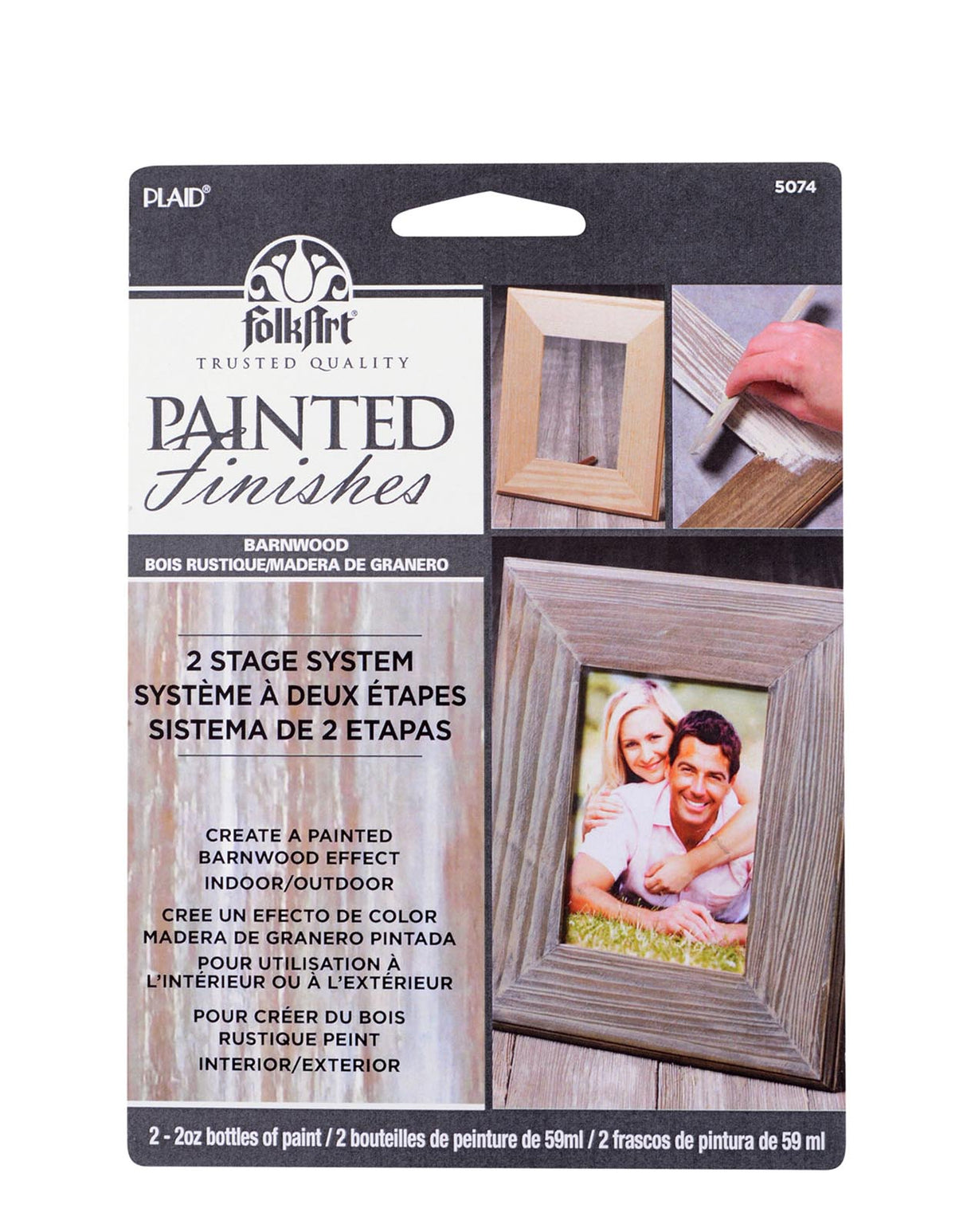 FolkArt Painted Finishes - Barnwood Finishes Kit (2 x 59ml)