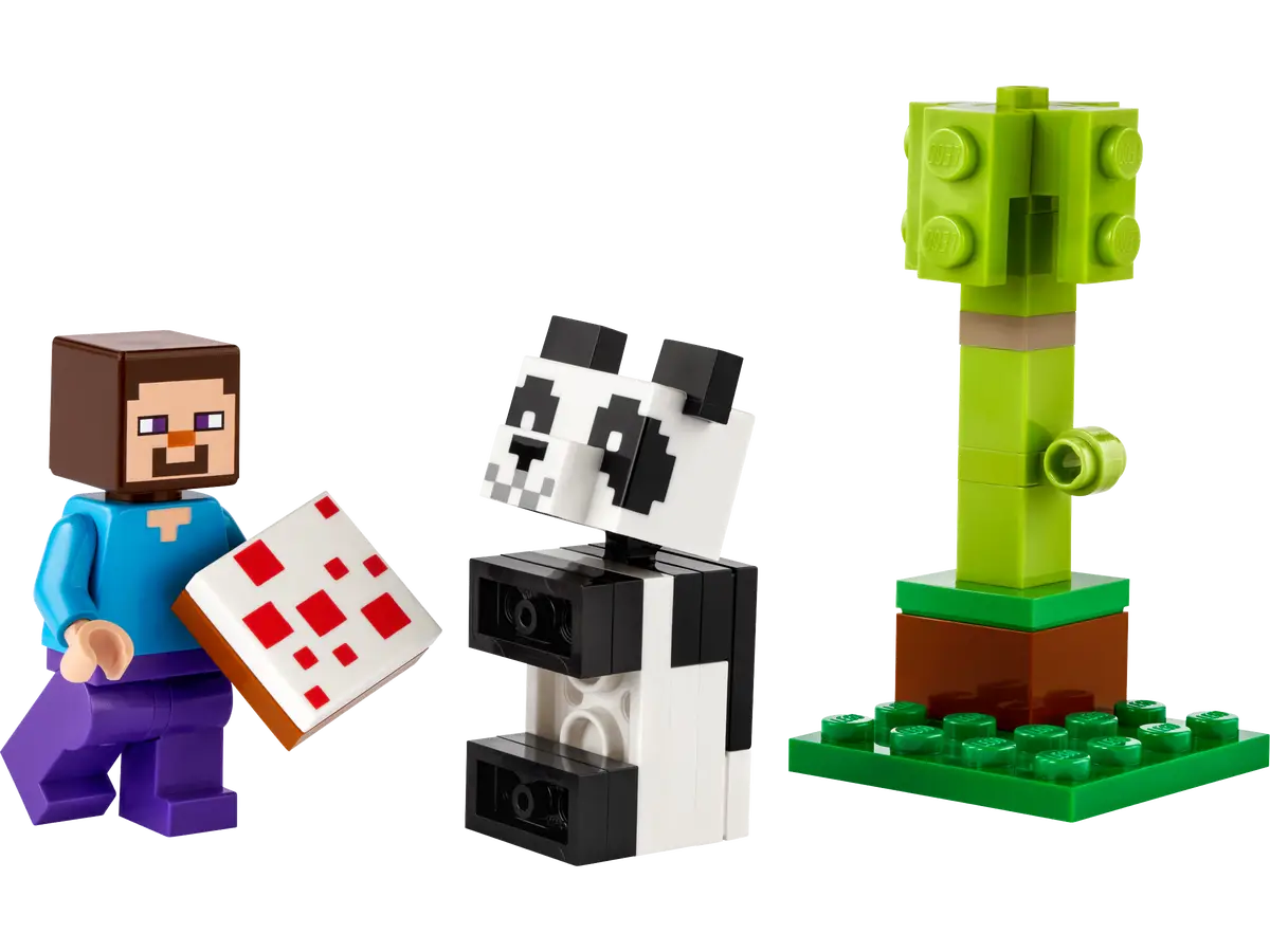 Lego Minecraft - Steven and Baby Panda