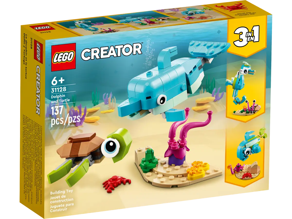 Lego Creator 3 in 1 Dolphin and Turtle