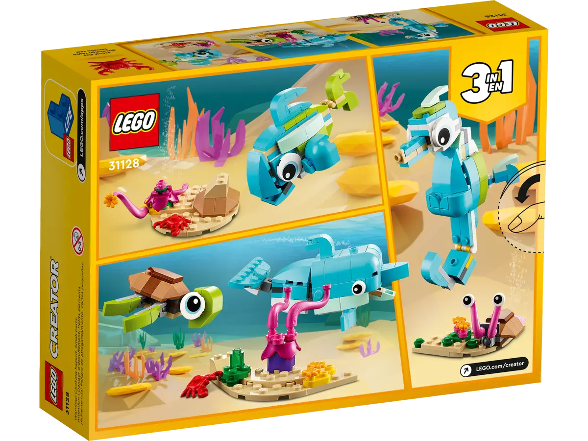 Lego Creator 3 in 1 Dolphin and Turtle