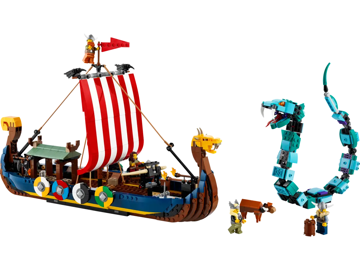 Lego Creator 3 in 1 Viking Ship and the Midgard Serpent