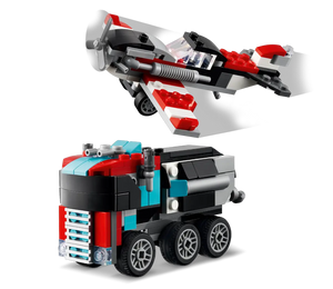 Lego Creator 3in1 Flatbed Truck with Helicopter Set