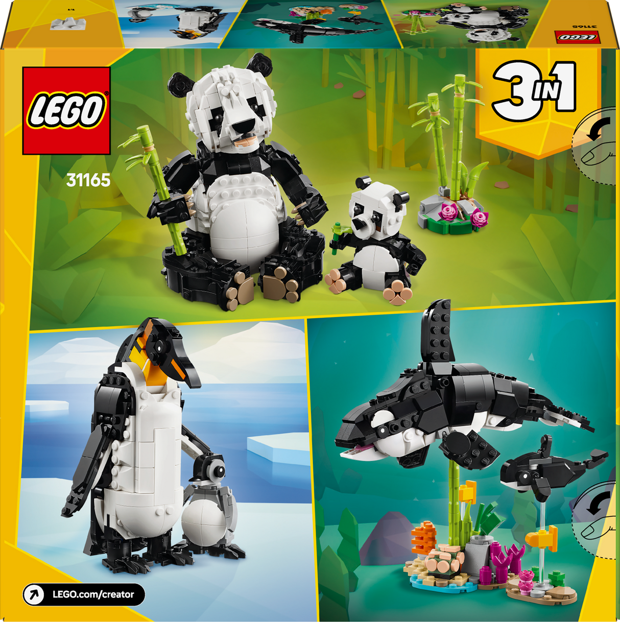 Lego Creator - Wild Animals: Panda Family