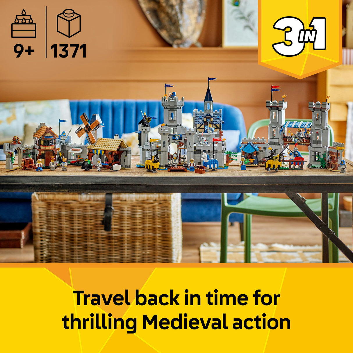 Lego Creator Medieval Horse Knight Castle