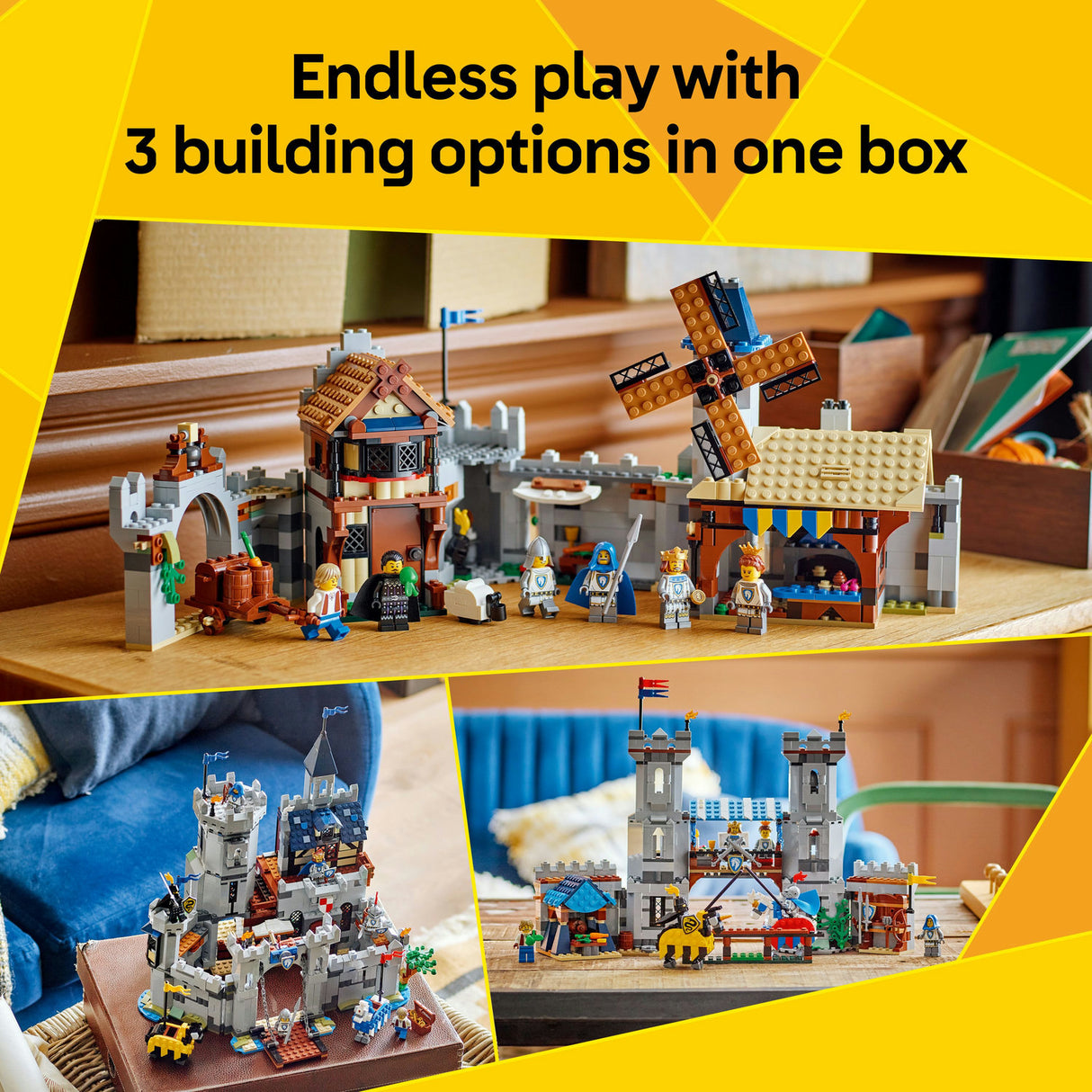 Lego Creator Medieval Horse Knight Castle