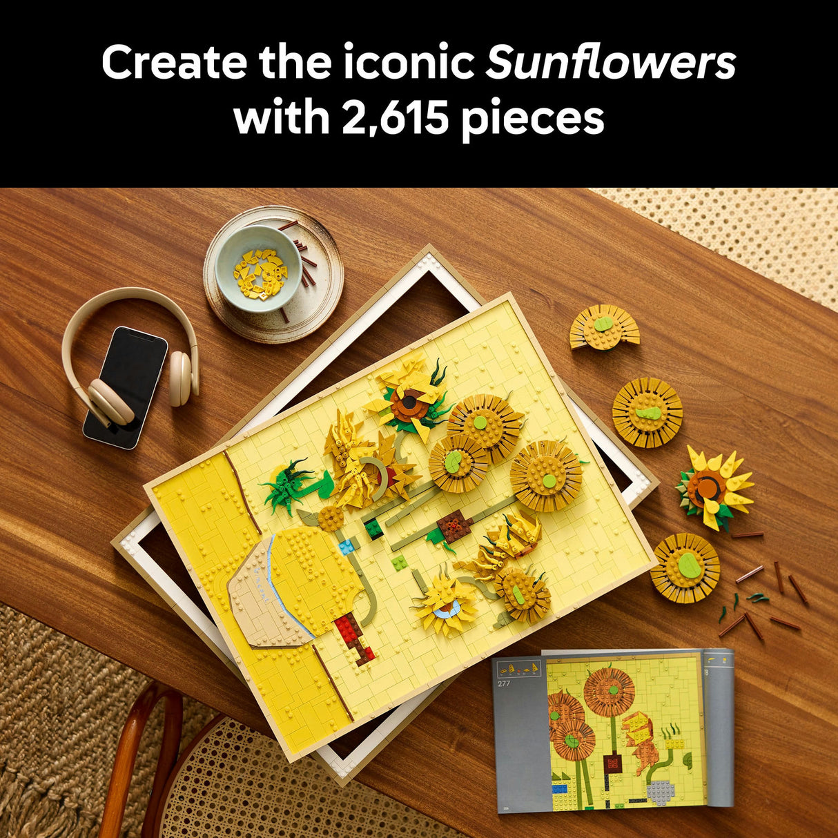 Lego Art - Vincent Van Gogh Sunflowers