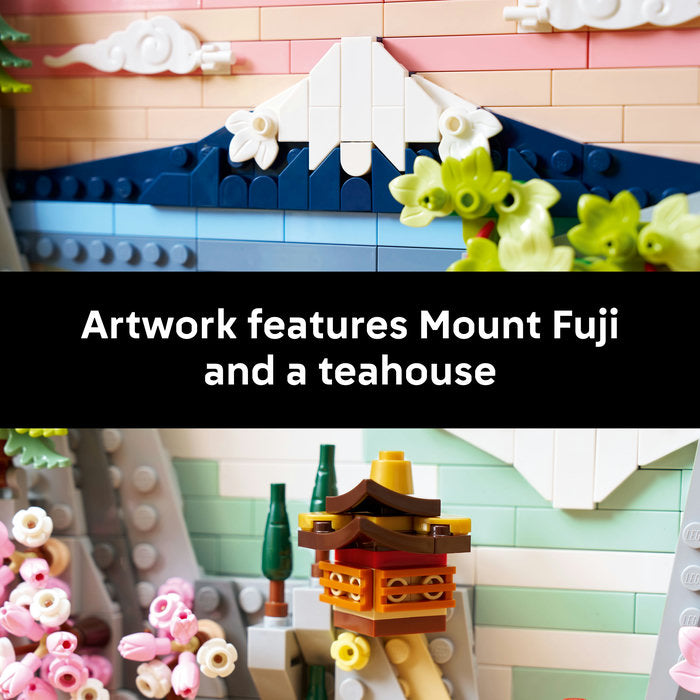 Lego Art - Japanese Cherry Blossom Landscape