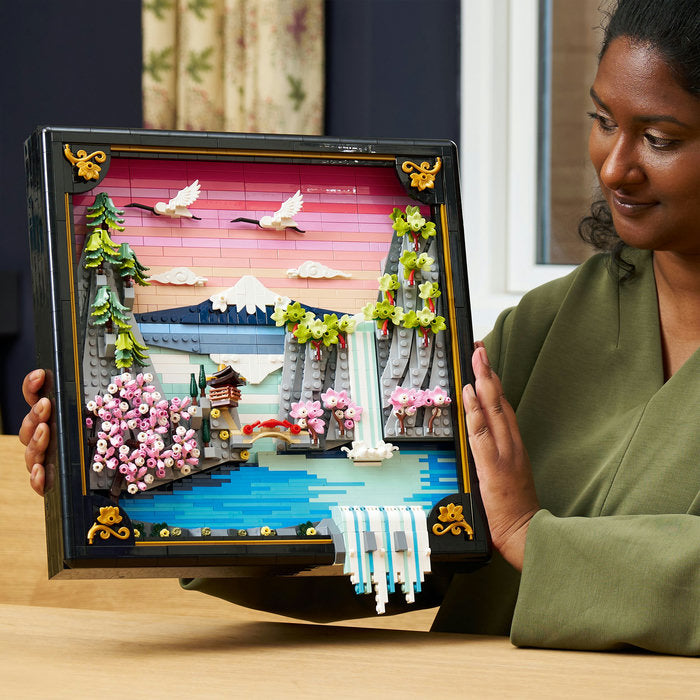 Lego Art - Japanese Cherry Blossom Landscape