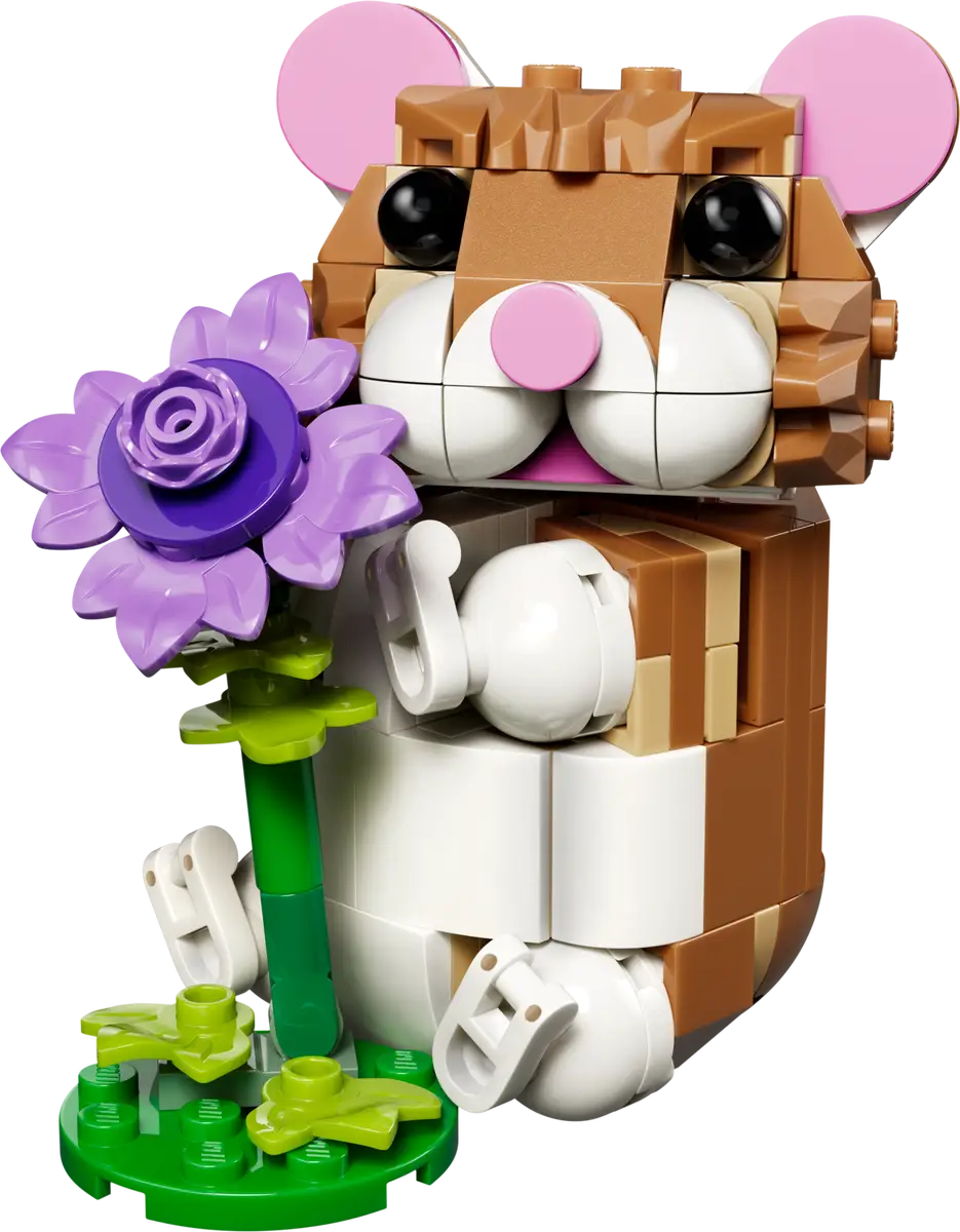 LEGO Creator - Cute Hamster with a Flower