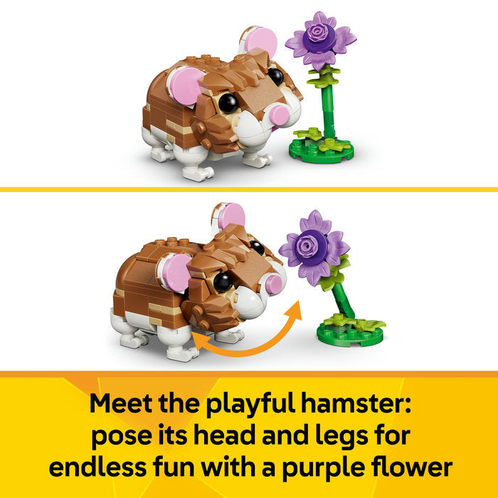 LEGO Creator 3 in 1 - Cute Hamster with a Flower