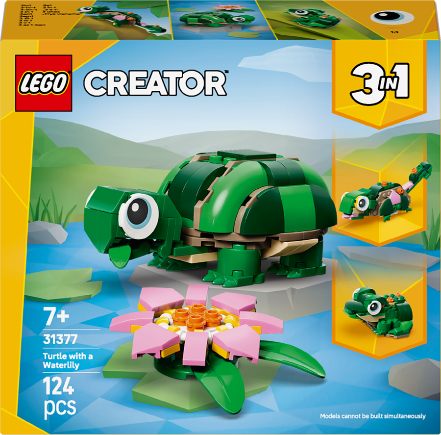 Lego Creator - Turtle with a Water Lily Flower