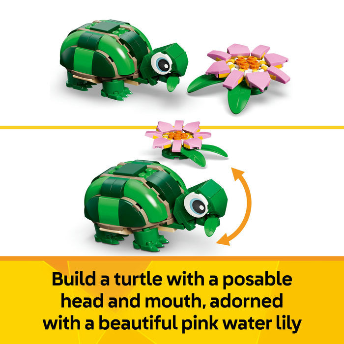 Lego Creator - Turtle with a Water Lily Flower