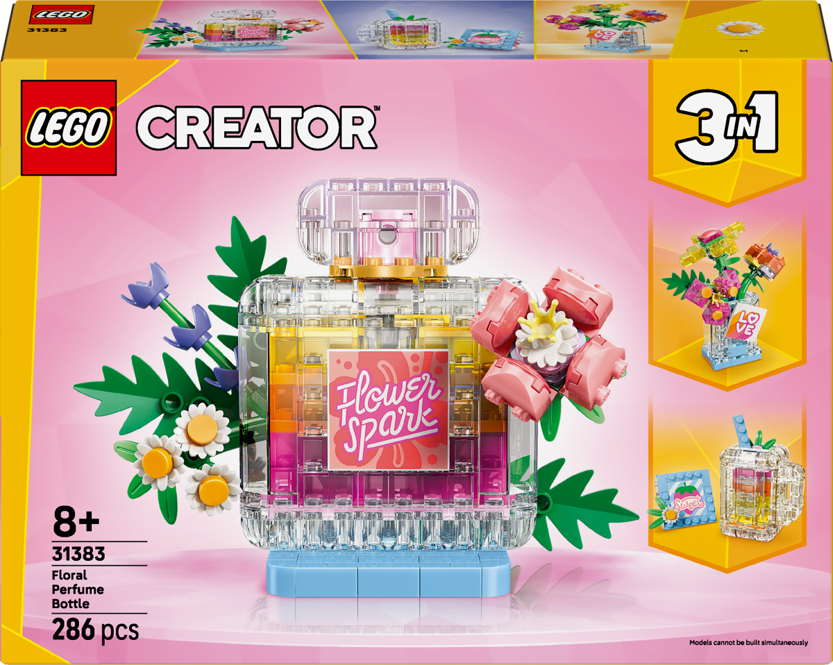 LEGO Creator 3 in 1 - Floral Decor Perfume Bottle