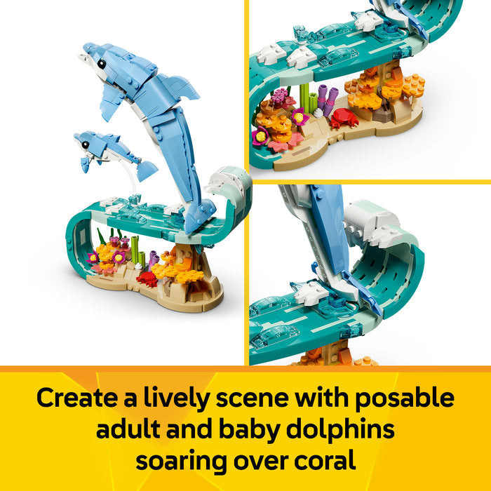 LEGO Creator 3 in 1 - Sea Animals: Beautiful Dolphins