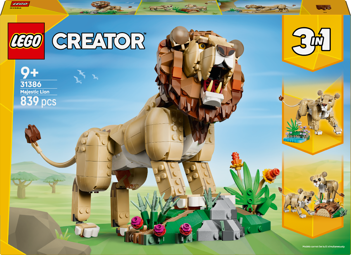 LEGO Creator 3 in 1 - Wild Animals: Majestic Lion