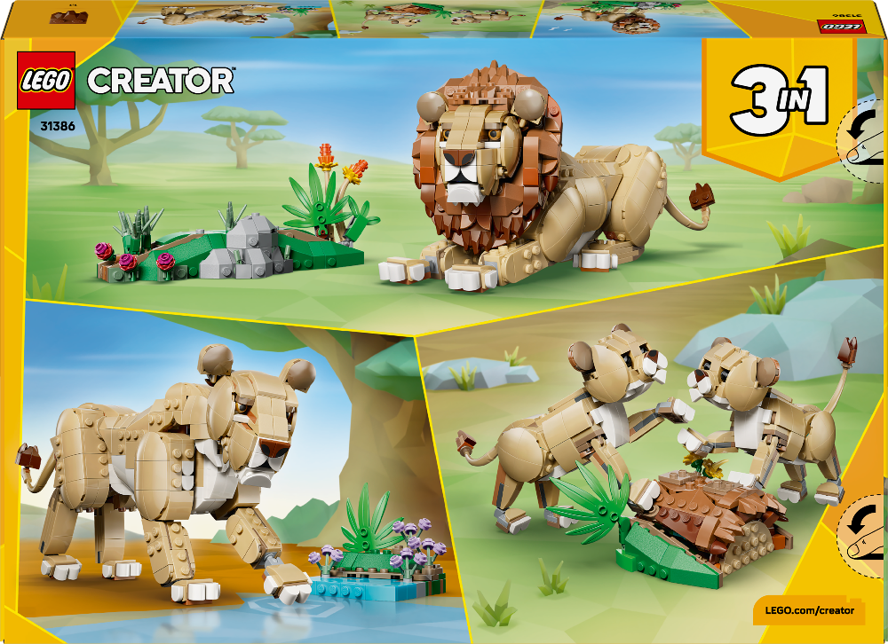 LEGO Creator 3 in 1 - Wild Animals: Majestic Lion