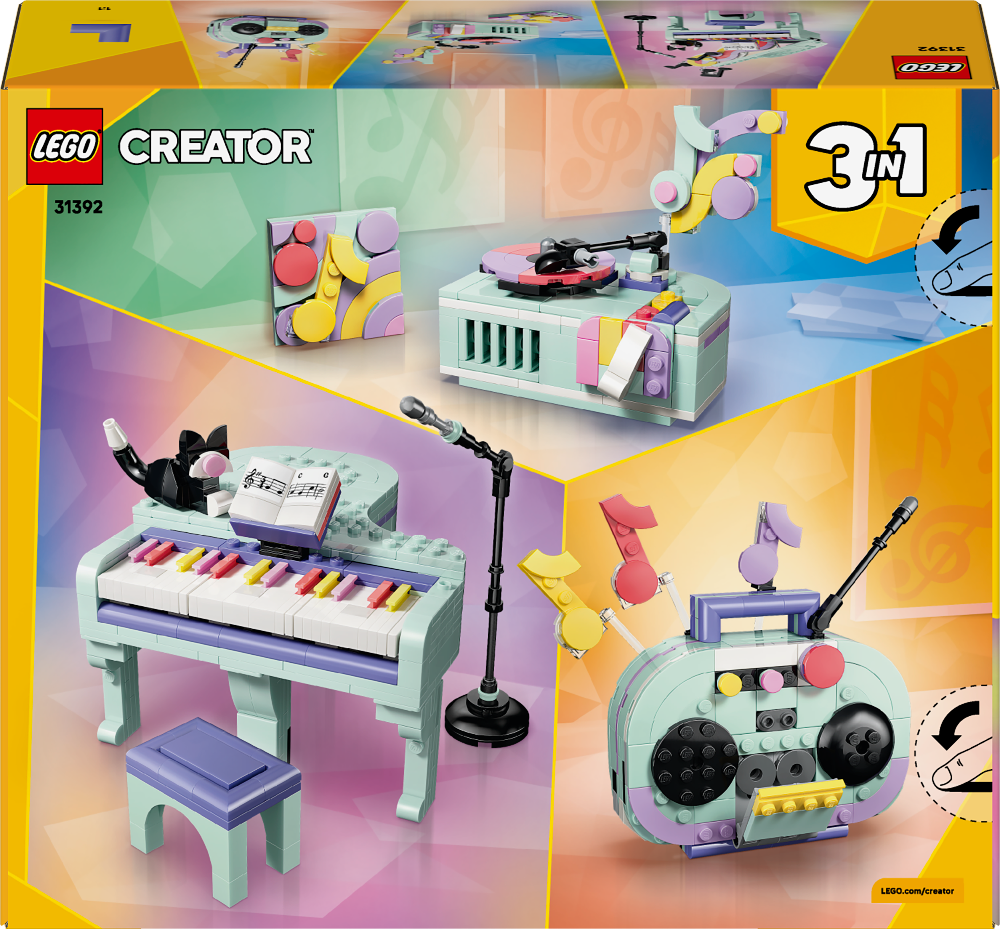 LEGO Creator 3 in 1 - Music Decor Piano with Cat