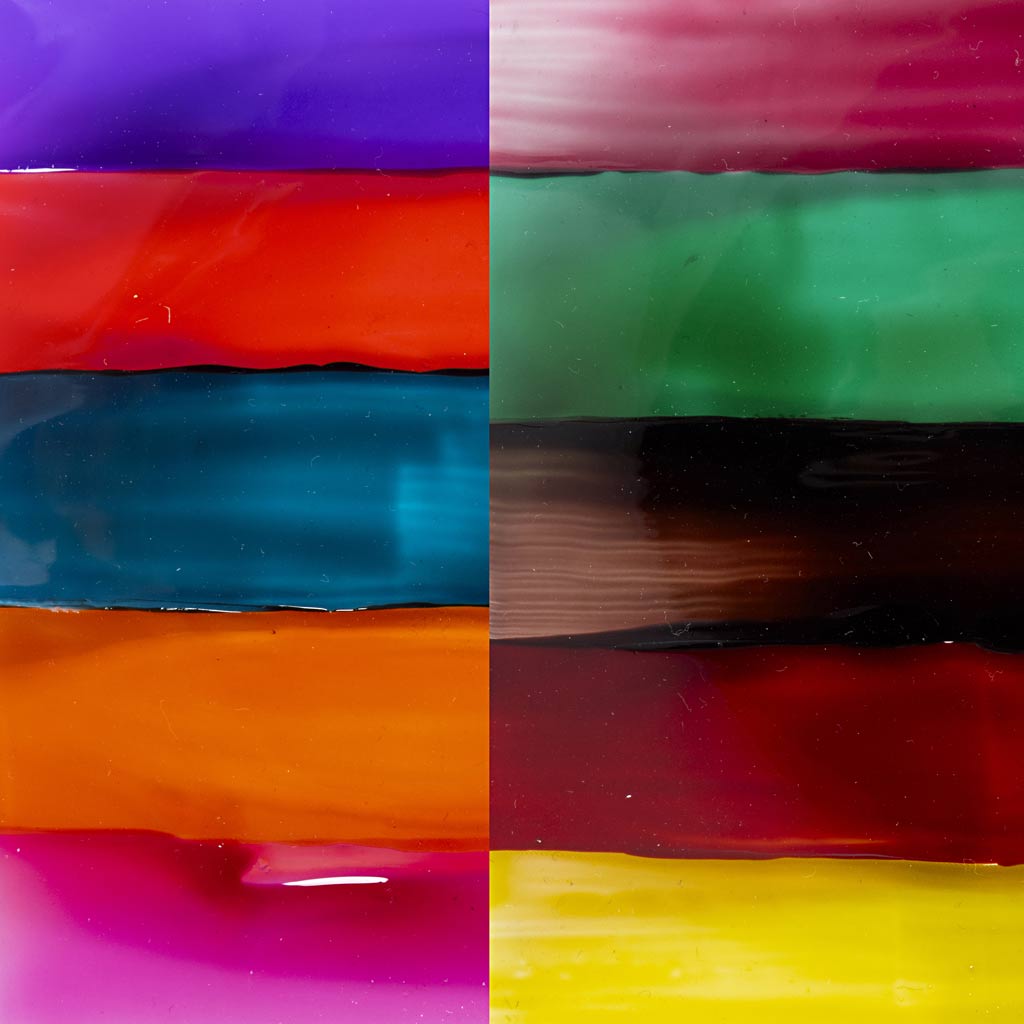 Glass & Porcelain Paint Glossy Transparent Colourful - Nature Colours