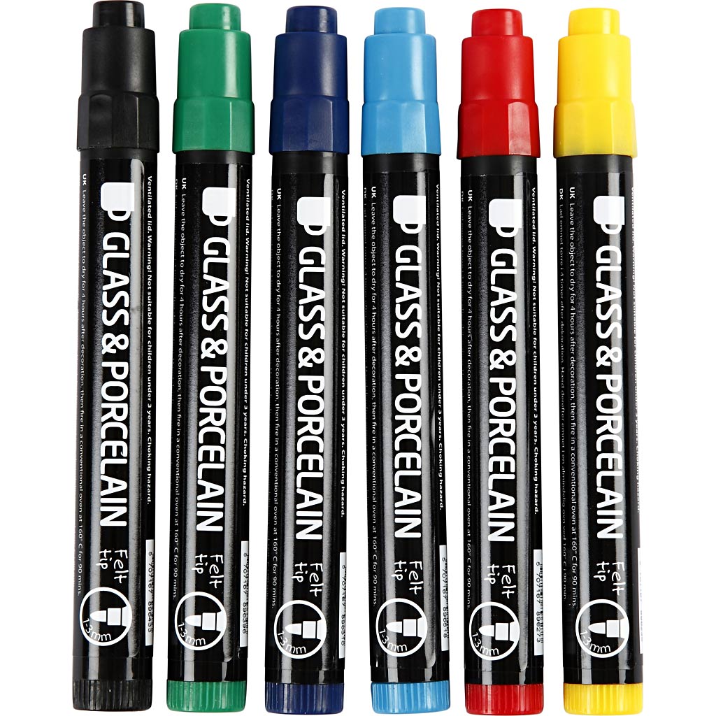 Glass and Porcelain Markers