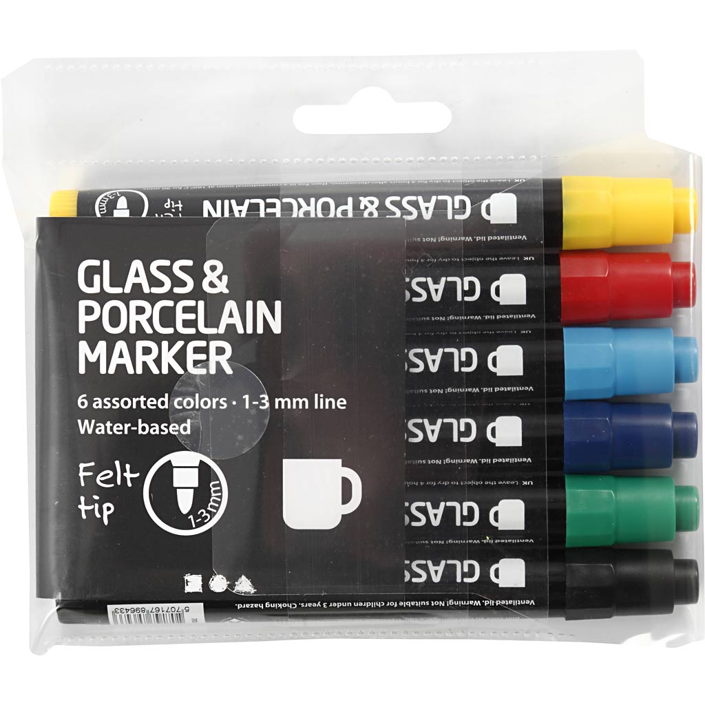 Glass and Porcelain Markers