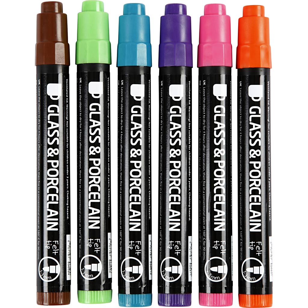 Glass and Porcelain Markers