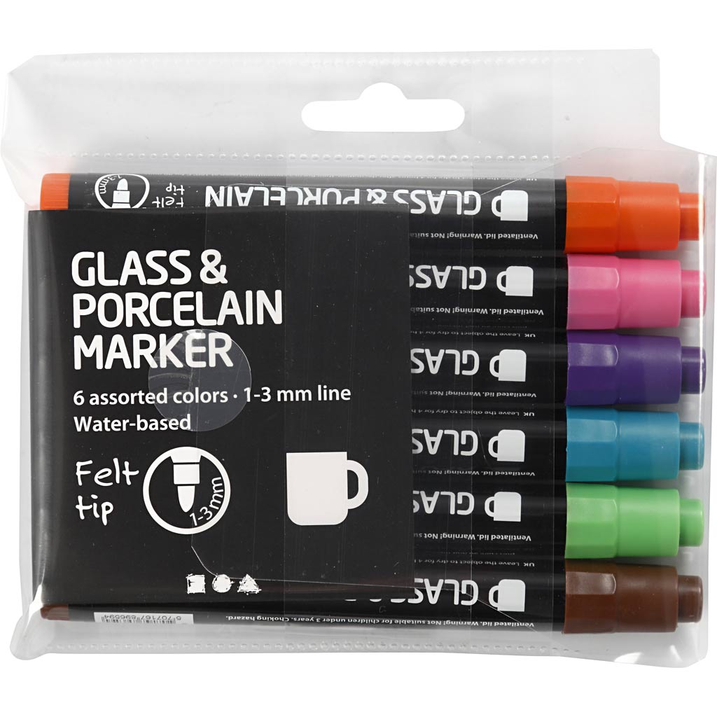 Glass and Porcelain Markers