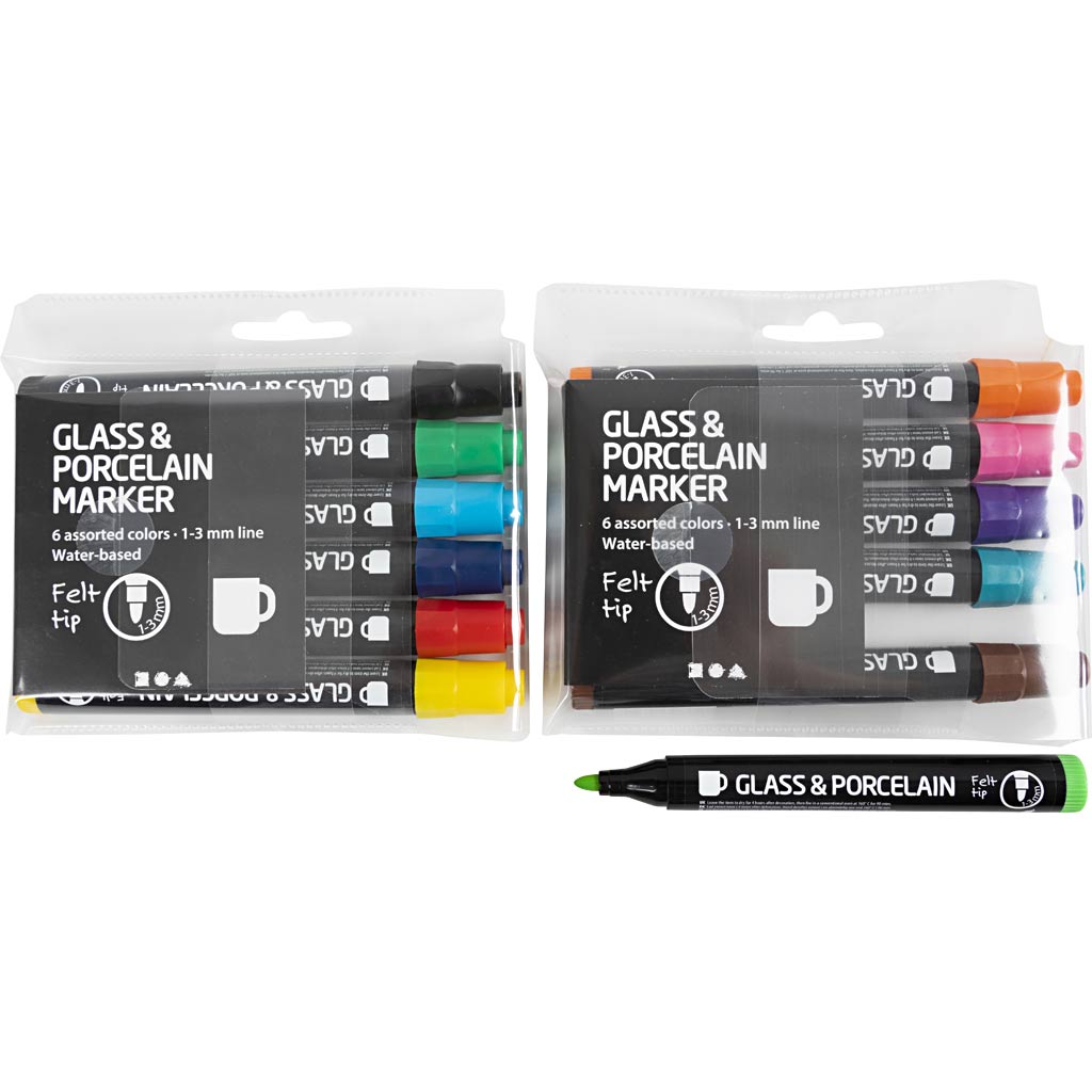 Glass and Porcelain Markers