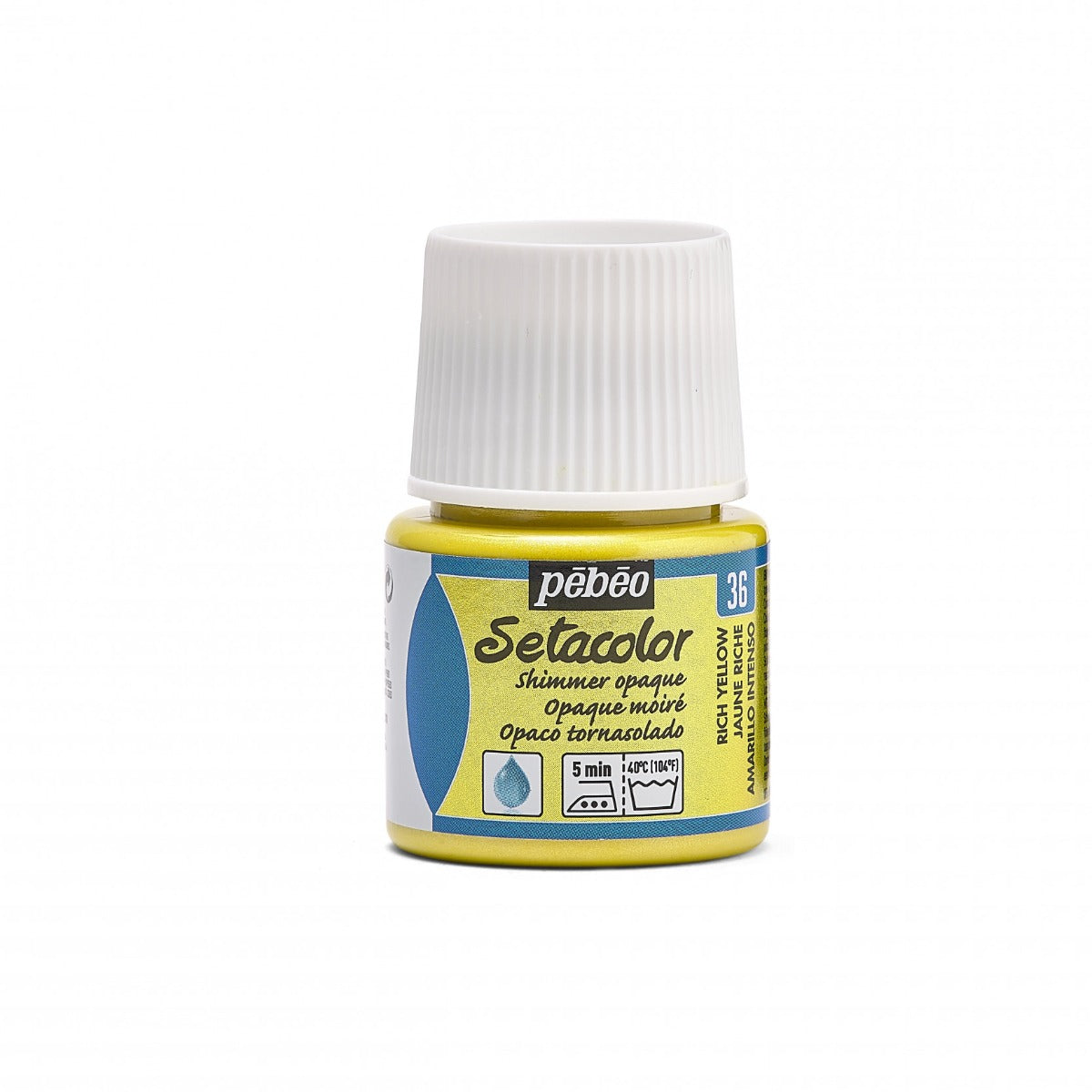 Setacolor Opaque 45ml - Rich Yellow Shimmer