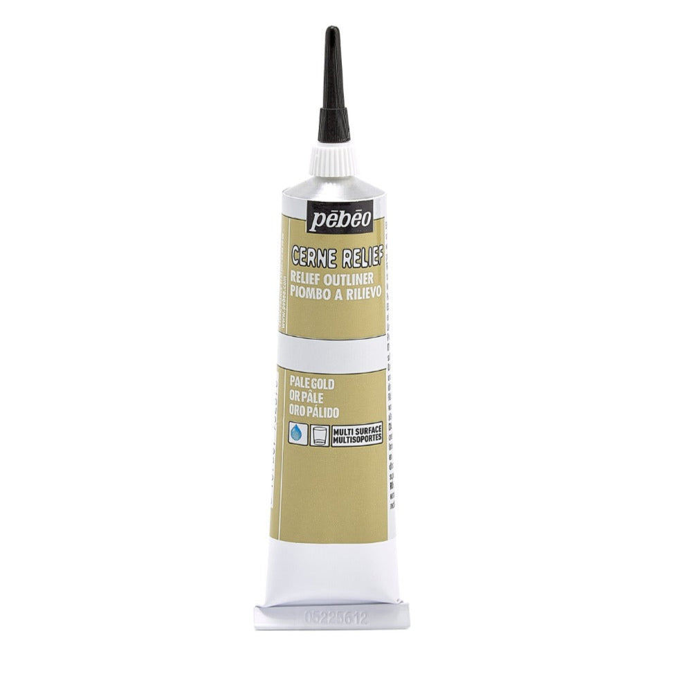 Pebeo Cerne Relief 20ml - Pale Gold