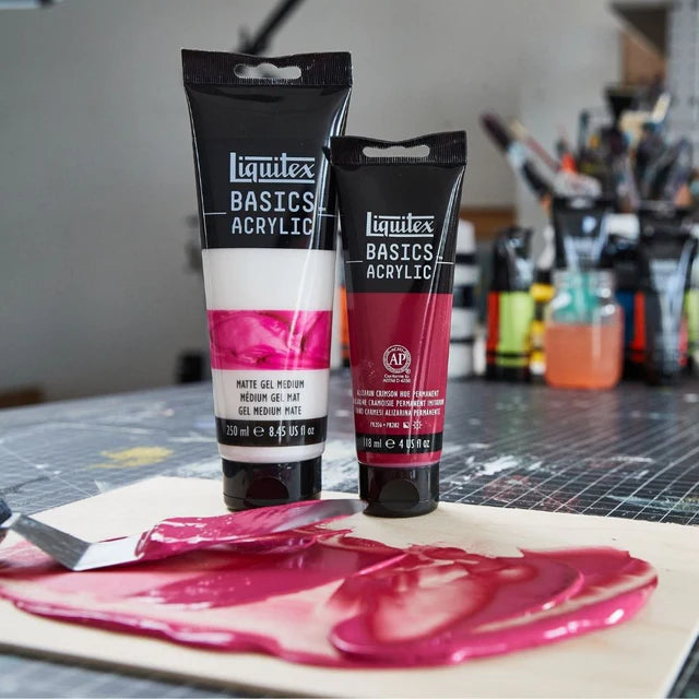 Liquitex Basics Acrylic Medium - Matte Gel 250ml