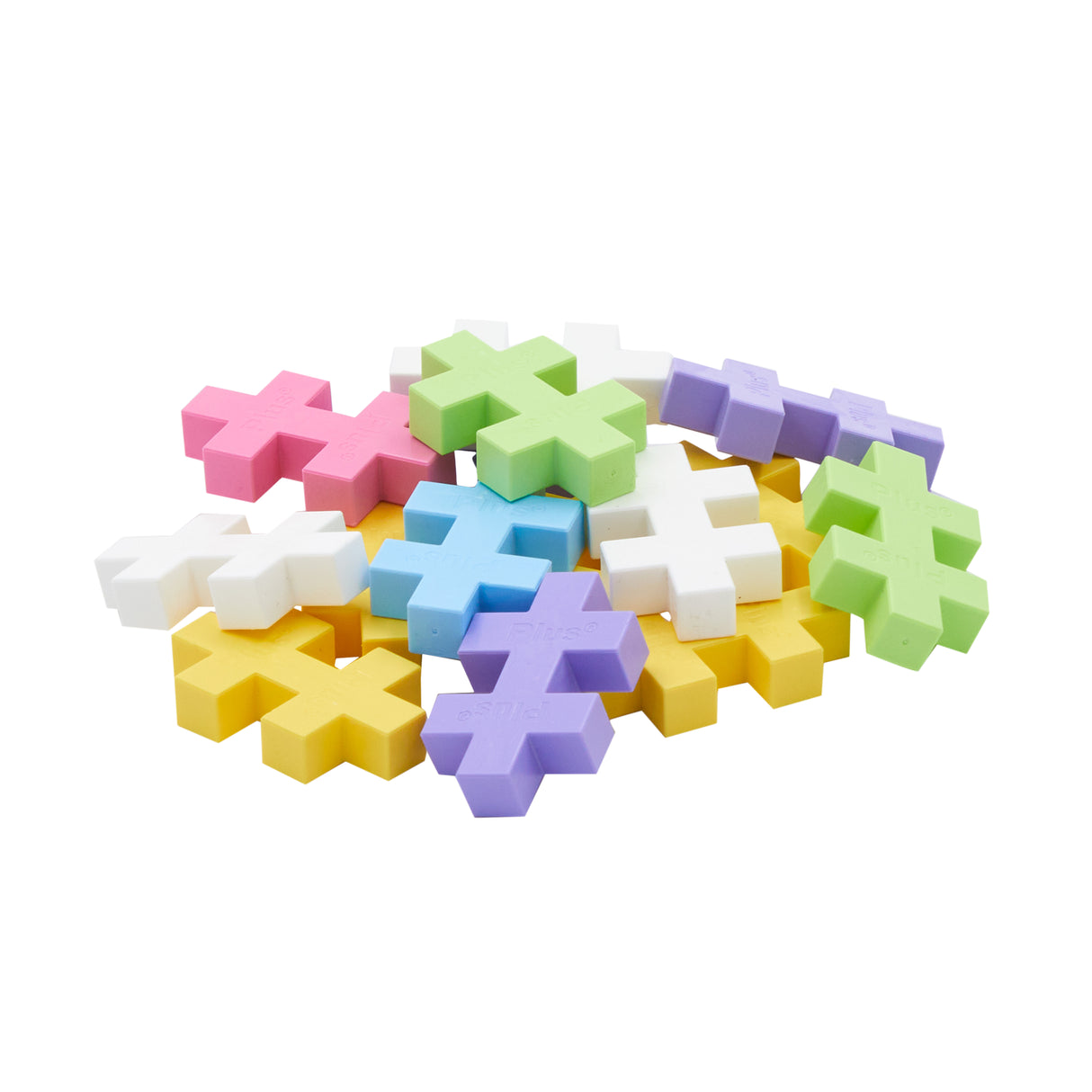 Plus-Plus 15 Piece Tube - BIG Pastel Color Mix