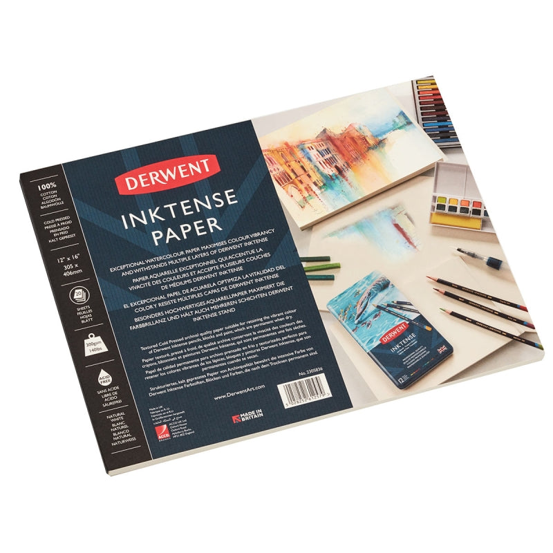 Derwent Inktense Paper Pad 12inx16in