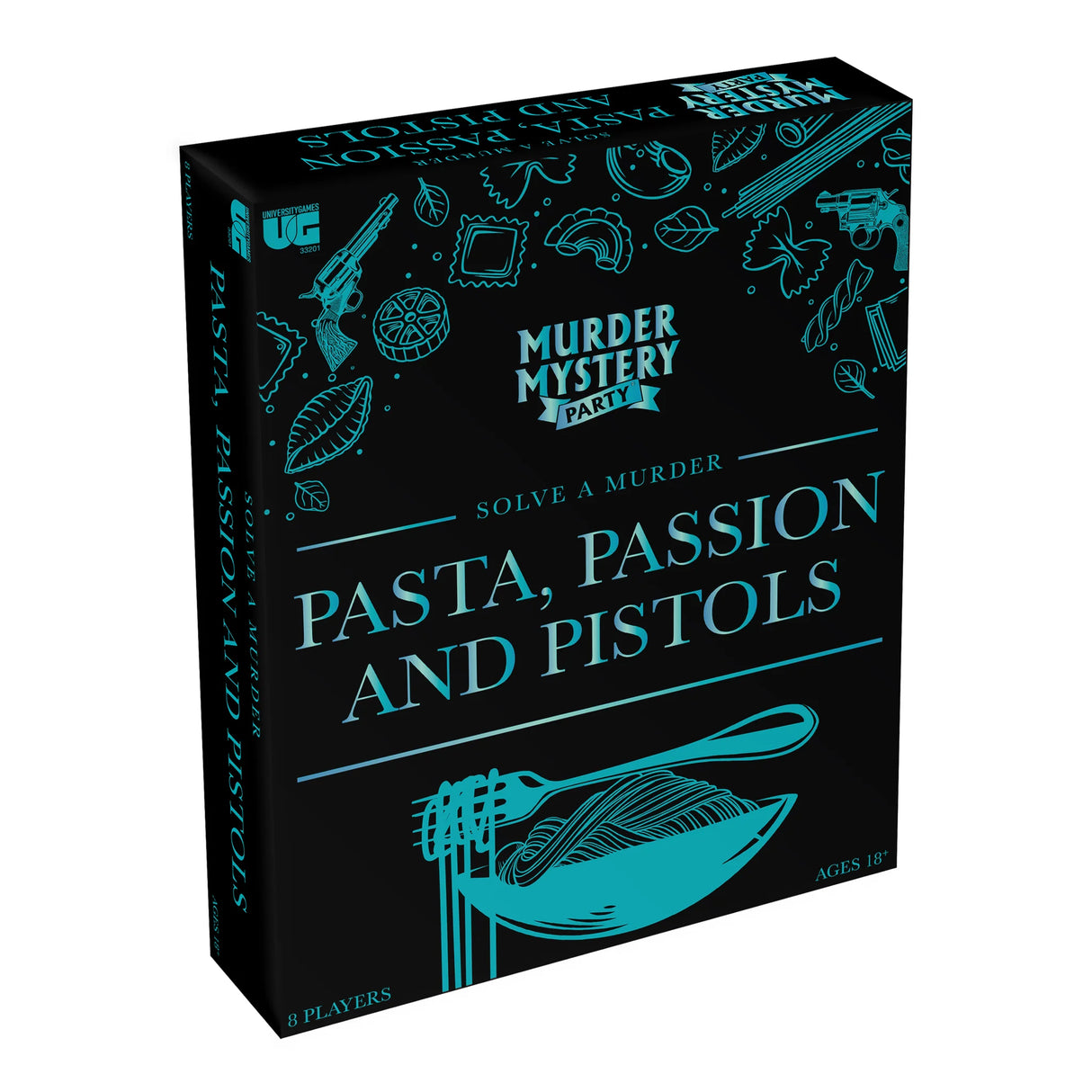 Murder Mystery Party Game - Pasta, Passion and Pistols