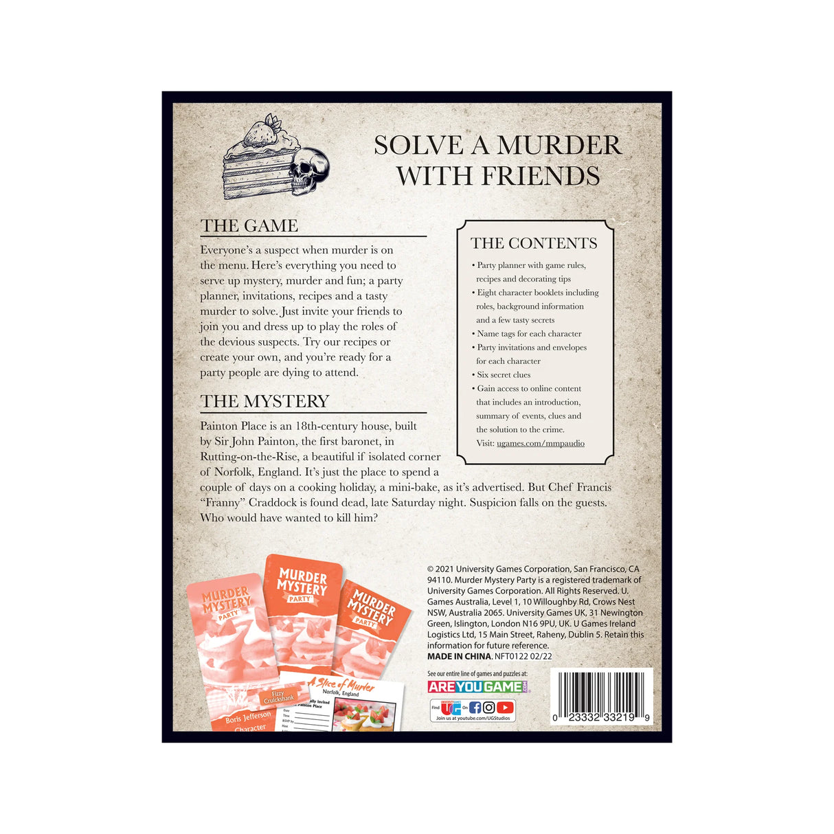 Murder Mystery Party Game - Slice of Murder