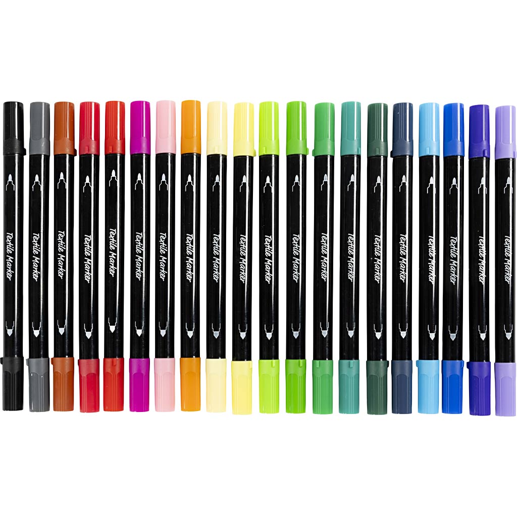 Textile markers 2.3+3.6 mm (20 Pack)