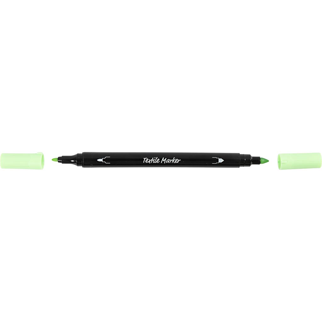 Textile Markers Line 2.3+3.6 mm - Pastel Colours (6 Pack)