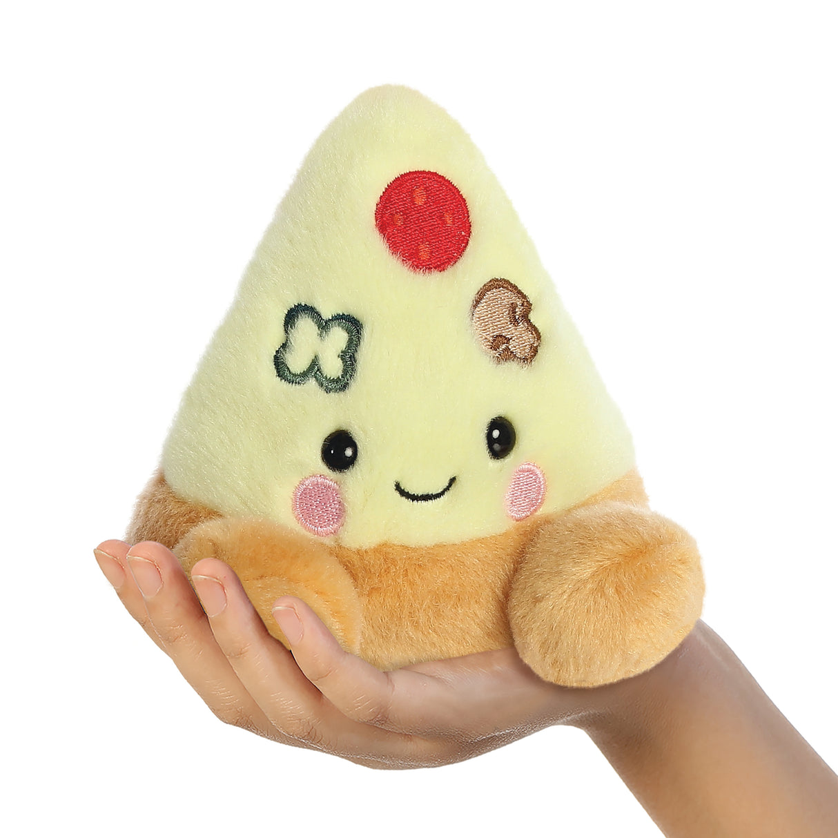 Palm Pals Peppa Pizza Slice 5 Inch Plush Toy