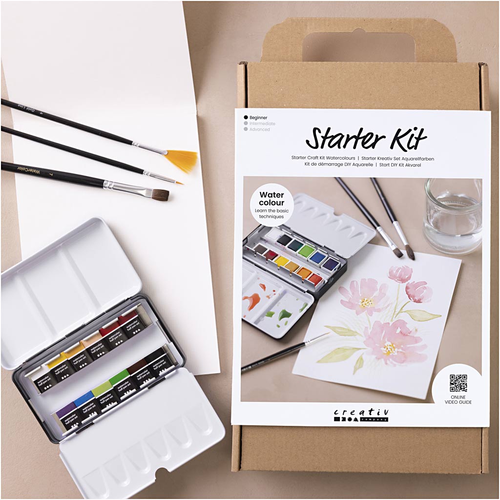 Starter Craft Kit Watercolours