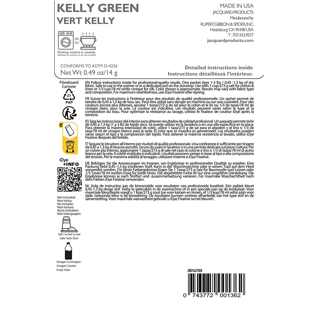 iDye for Natural Fabrics - Grass Green 14g