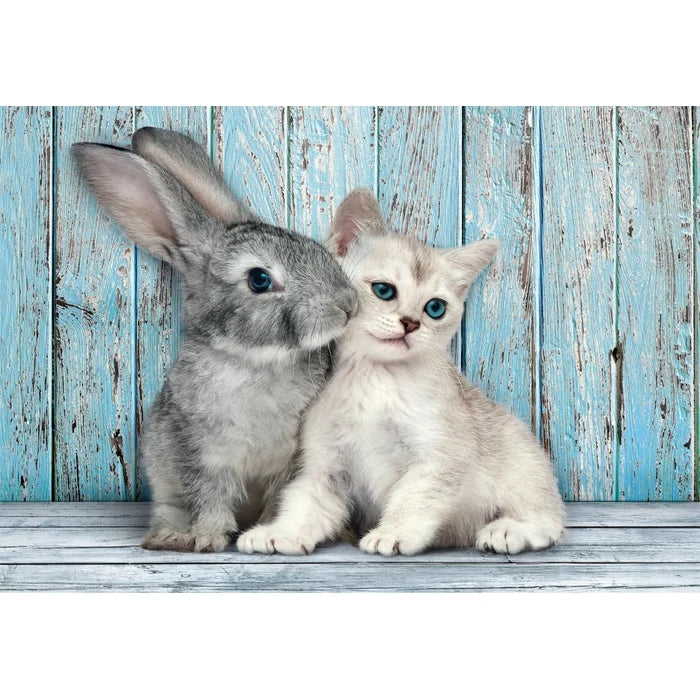500 Piece Jigsaw Puzzle - Cat & Bunny